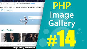 PHP Image gallery website from HTML template Tutorial Part14 | MVC OOP | Quick programming