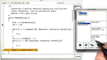 Using the Debugger with Sara 2 - Intro to Java Programming