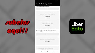 Como subir tus archivos fiscales a Uber Eats  •efirma y sello fiscal• (mi registro en Uber Eats #5)