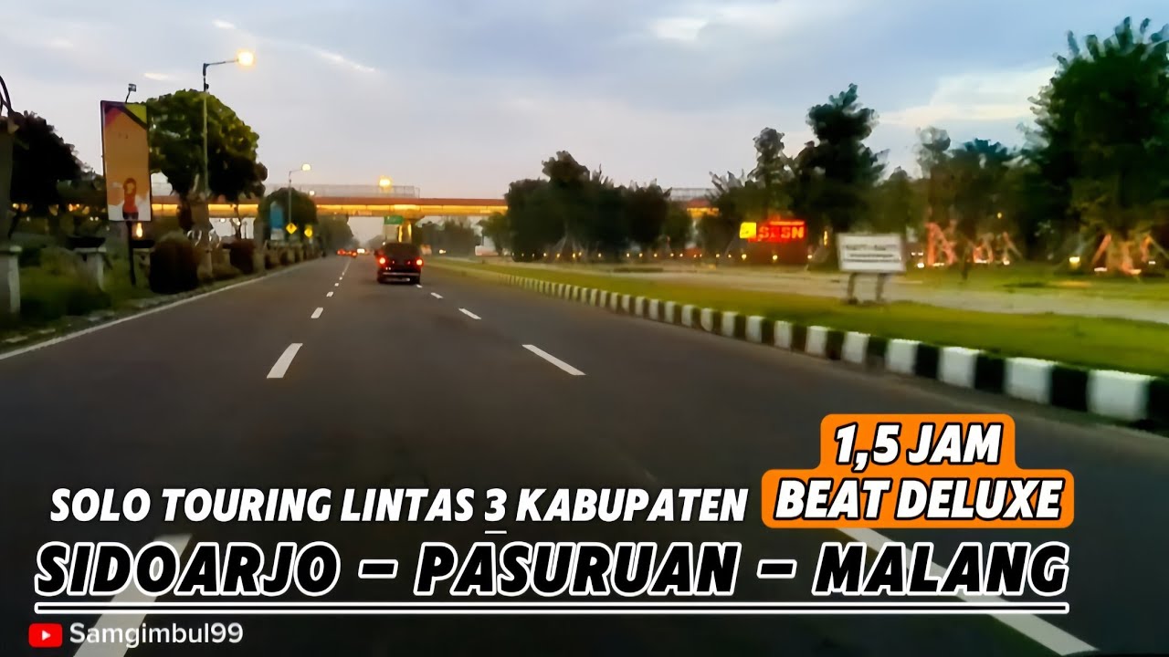 PERJALANAN SIDOARJO KE MALANG VIA PANDAAN 1,5 JAM || BEAT DELUXE || MOTOVLOG INDONESIA