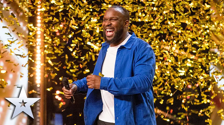 Comedian Axel Blake gets the GOLDEN BUZZER in STYL...