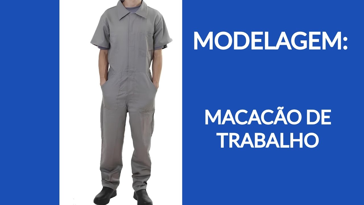 Modelagem: Macacão de Trabalho Masculino