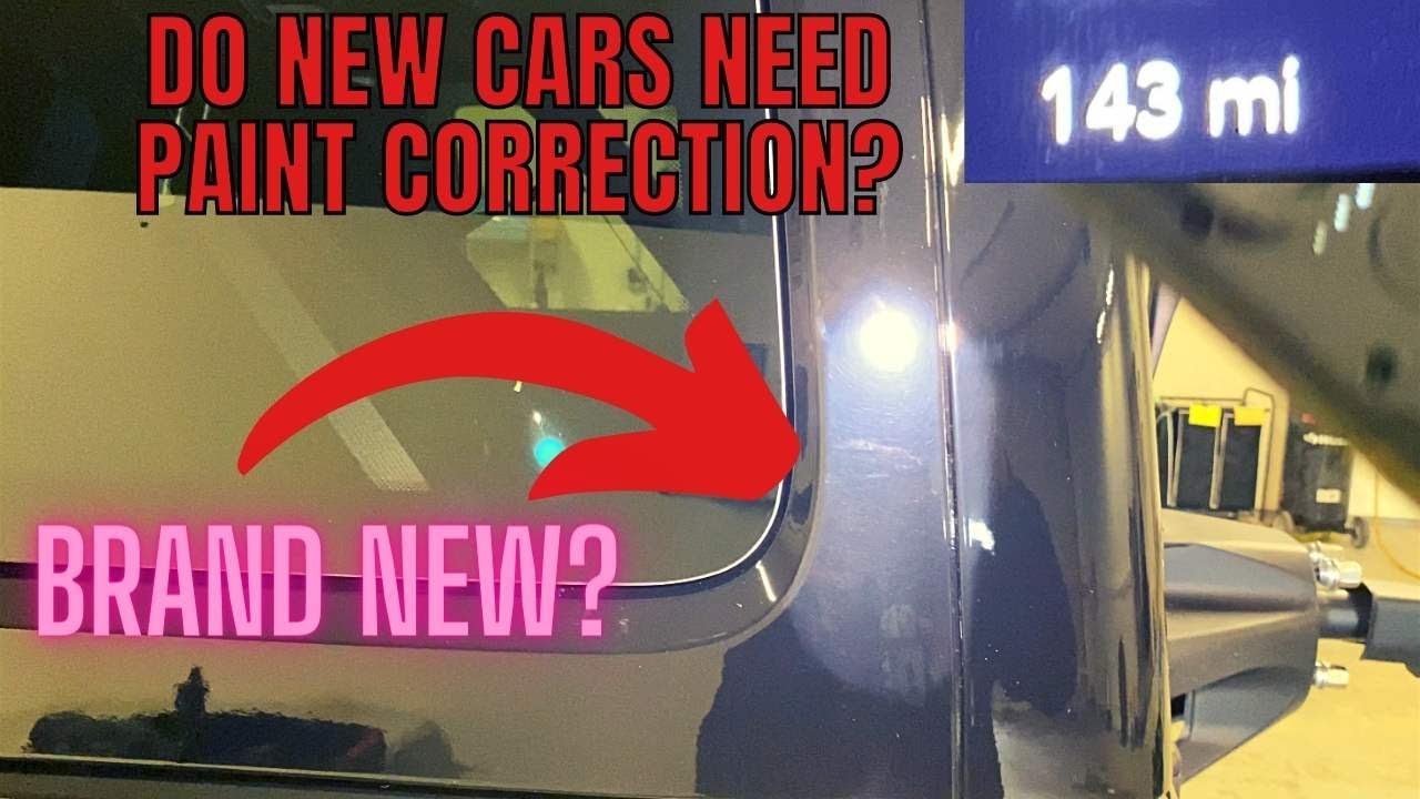 Do Brand New Cars Need Paint Correction? BRAND NEW JEEP DAMAGED Ceramic Coating Near Freeland