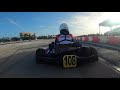 Day 2 SKUSA Winter Series 2020 footage from final before a wreck end my day.