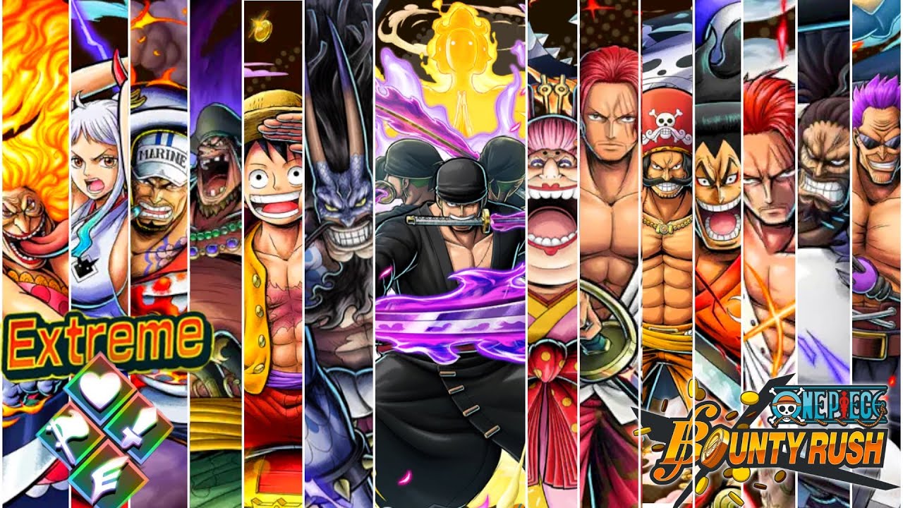 All EX Character Trailers in One Piece Bounty Rush (OPBR) | 1st - 4th ...