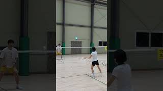 나무인형! ..뻣뻣한 파트너의 반란! ㅎㅎㅎㅎ #badminton