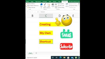 How to assign a shortcut to a Macro in Excel in Tamil #shorts