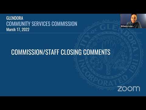 Community Services Commission | March 17, 2022