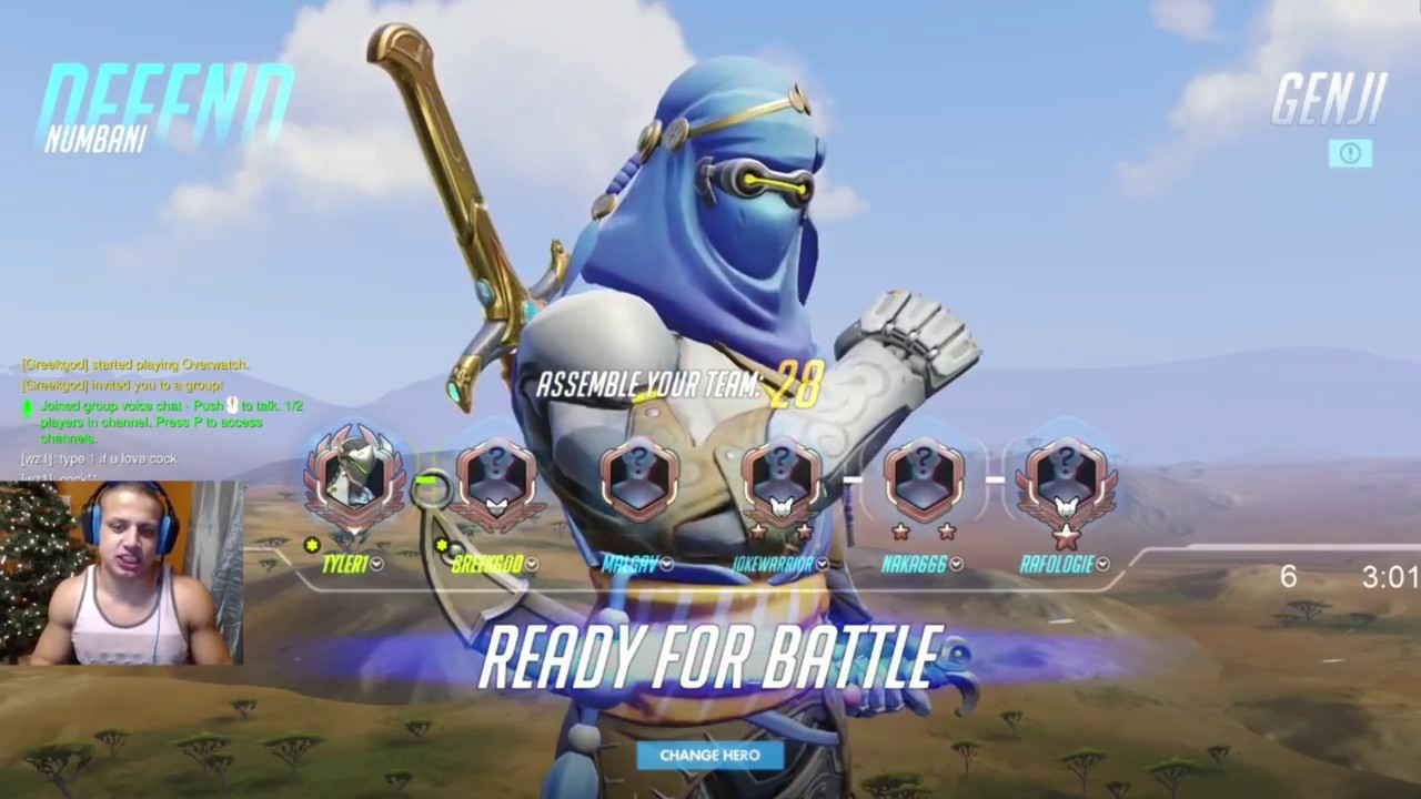 Overwatch RAGE with Tyler1 & Greek