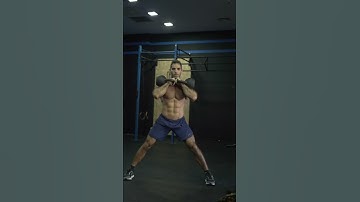 Dual Kettlebell Front Rack Crossack Squat