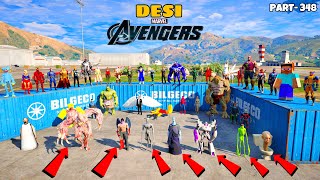 DESI Avengers & ODIN Attacked by SKIBIDI TOILET & DEVIL GOD with SERBIAN DANCING LADY in GTA 5 |#348 screenshot 3