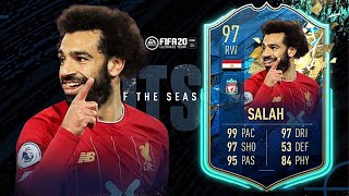 FIFA 20: MOHAMMED SALAH TOTSSF 97 PLAYER REVIEW I FIFA 20 ULTIMATE TEAM