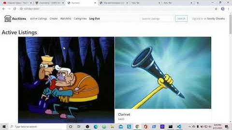 CS50w 2020 Project 2: Commerce