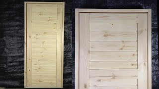 ✅ Дверь из вагонки своими руками | Wood door | Holztür