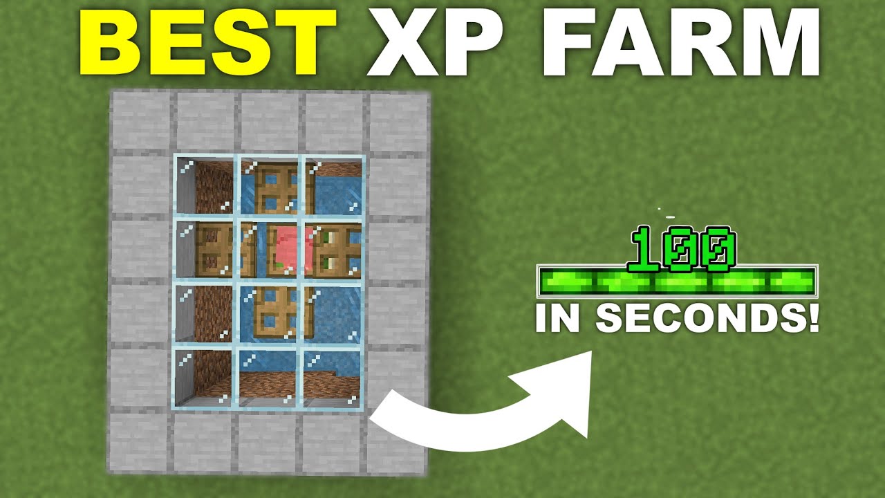 NEW BEST EVER XP FARM in 1.21 Minecraft Bedrock ! (No Trident) - YouTube