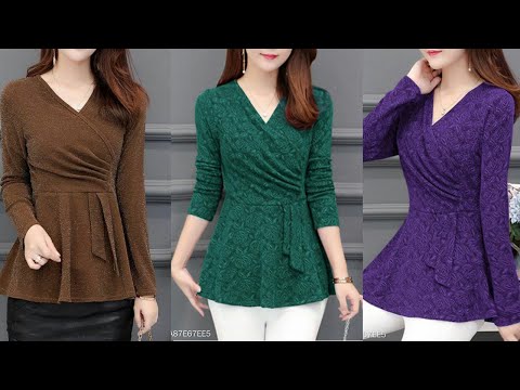 ملابس الشتاء خياطة بلوزة كروازيه شتوى