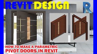 RD069. How to make a Parametric Pivot Doors in Revit. Pivot Door Revit Tutorial. RD069. How to make a Parametric Pivot Doors in Revit. Pivot Door Revit Tutorial.