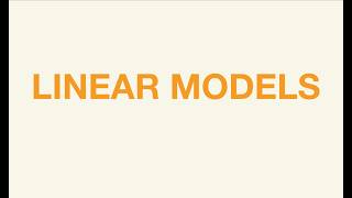IBDP - Mathematics - AI - SL -  Linear Models