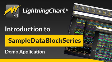SampleDataBlockSeries Demo Application | LightningChart®