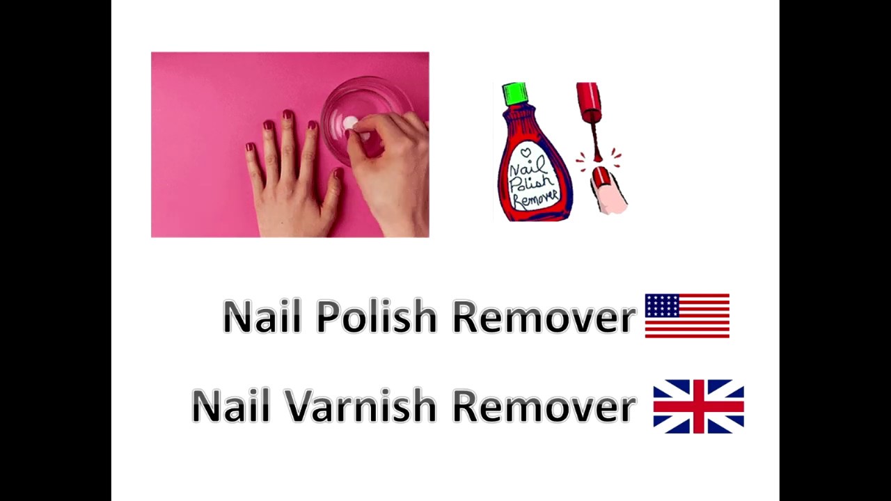 Cosmetics Manicure and Pedicure Vocabulary YouTube