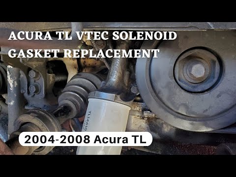 #acura #vtec #solenoid #diy 2004 – 2008 Acura TL vtec solenoid gaskets/o ring replacement