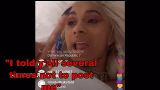 Cardi B GOES OFF On The Shaderoom AGAIN! “STOP POSTING ME”
