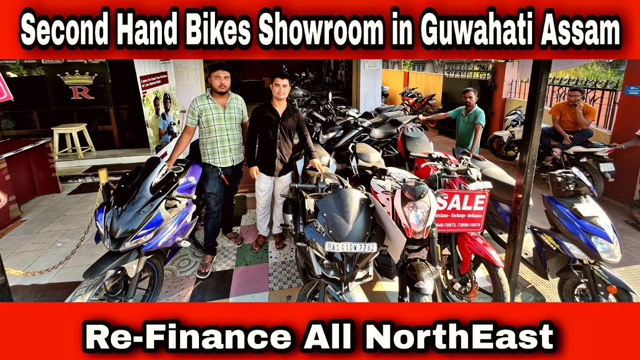 Second Hand Bikes Showroom in Guwahati Assam || Used bikes Market ...