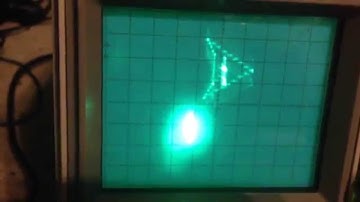 Asteroids on oscilloscope with ground noise eliminated.