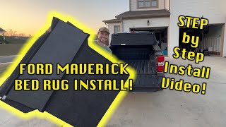 FORD MAVERICK BEDRUG INSTALL | Easy Step by Step Truck Bed Liner Tutorial