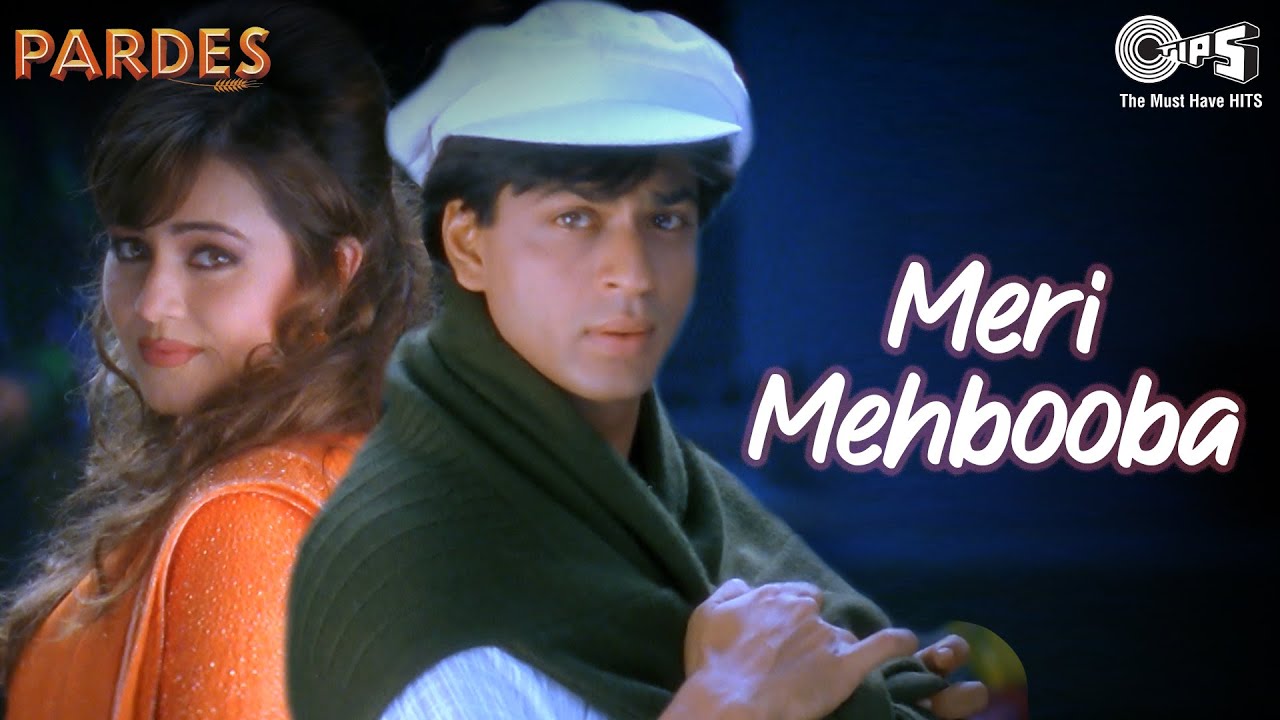 Meri Mehbooba  Pardes  Shahrukh Khan  Mahima  Kumar Sanu  Alka Yagnik 90 Hindi Hit Songs