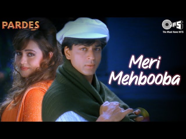 Meri Mehbooba | Pardes | Shahrukh Khan | Mahima | Kumar Sanu u0026 Alka Yagnik |90' Hindi Hit Songs class=