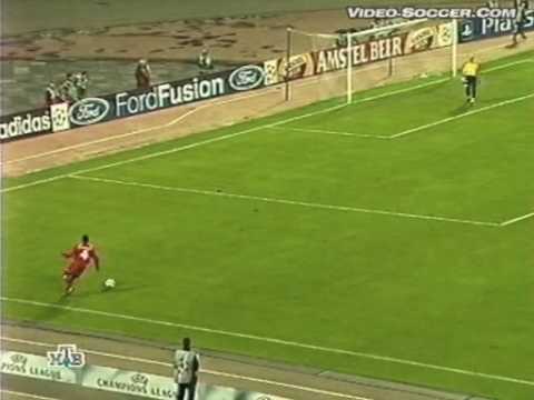 Глупая ошибка Черчесова, Спартак - Валенсия  0:3 (2002)