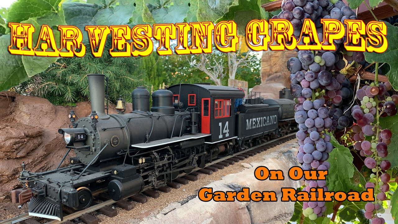 Garden Railroad Update 10-23 Part One - Switching out and Harvesting ...