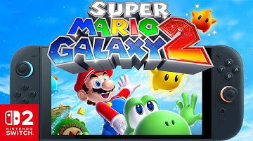 Super Mario Galaxy 2 Nintendo Switch 2 Handheld/Docked Gameplay + Unboxing
