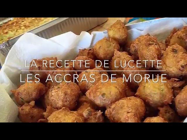 La Recette Traditionnelle Des Accras De Morue Antillais Youtube