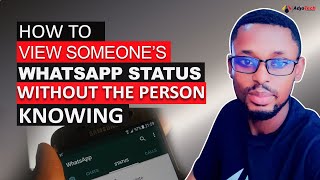 How to view WhatsApp Status without letting them Know screenshot 5