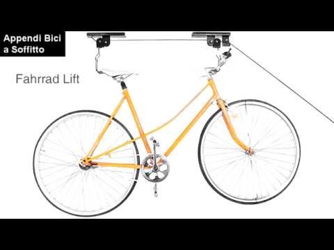 Appendi bici a soffitto: come si installa sistema per appendere bicicletta  
