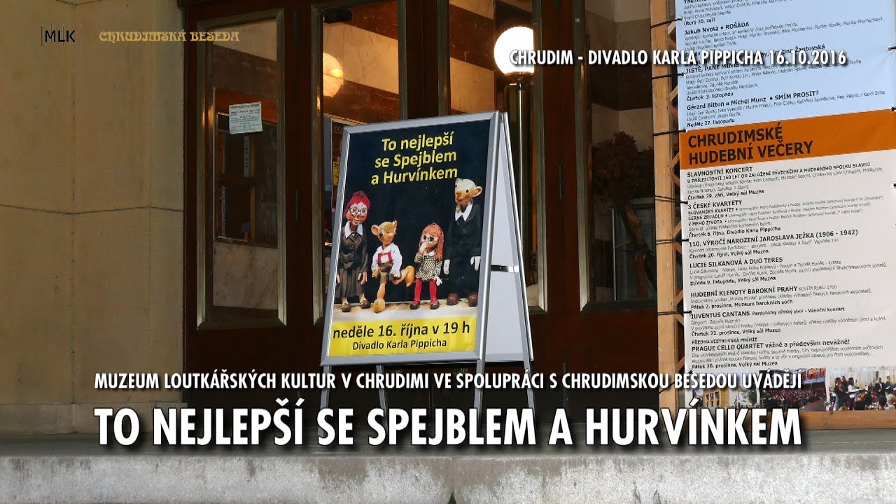 To nejlepší se Spejblem a Hurvínkem - 16.10.2016 - Hurvínek a Spejbl se rozloučili s Chrudimí