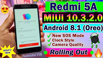 Redmi 5A New MIUI 10.3.2.0 Android 8.1 Oreo Stable Update Rolling Out | Top New Features | Fix VoLTE