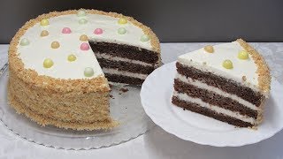Торт из Варенья со Сметанным Кремом (пошаговый видео рецепт) Торт из Варенья со Сметанным Кремом (пошаговый видео рецепт)