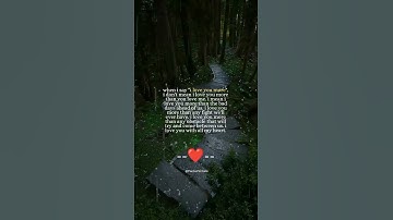 Thumbnail of The Real Meaning Behind ‘I Love You More’ ❤️✨ #Shorts #lovequotes #Trending
