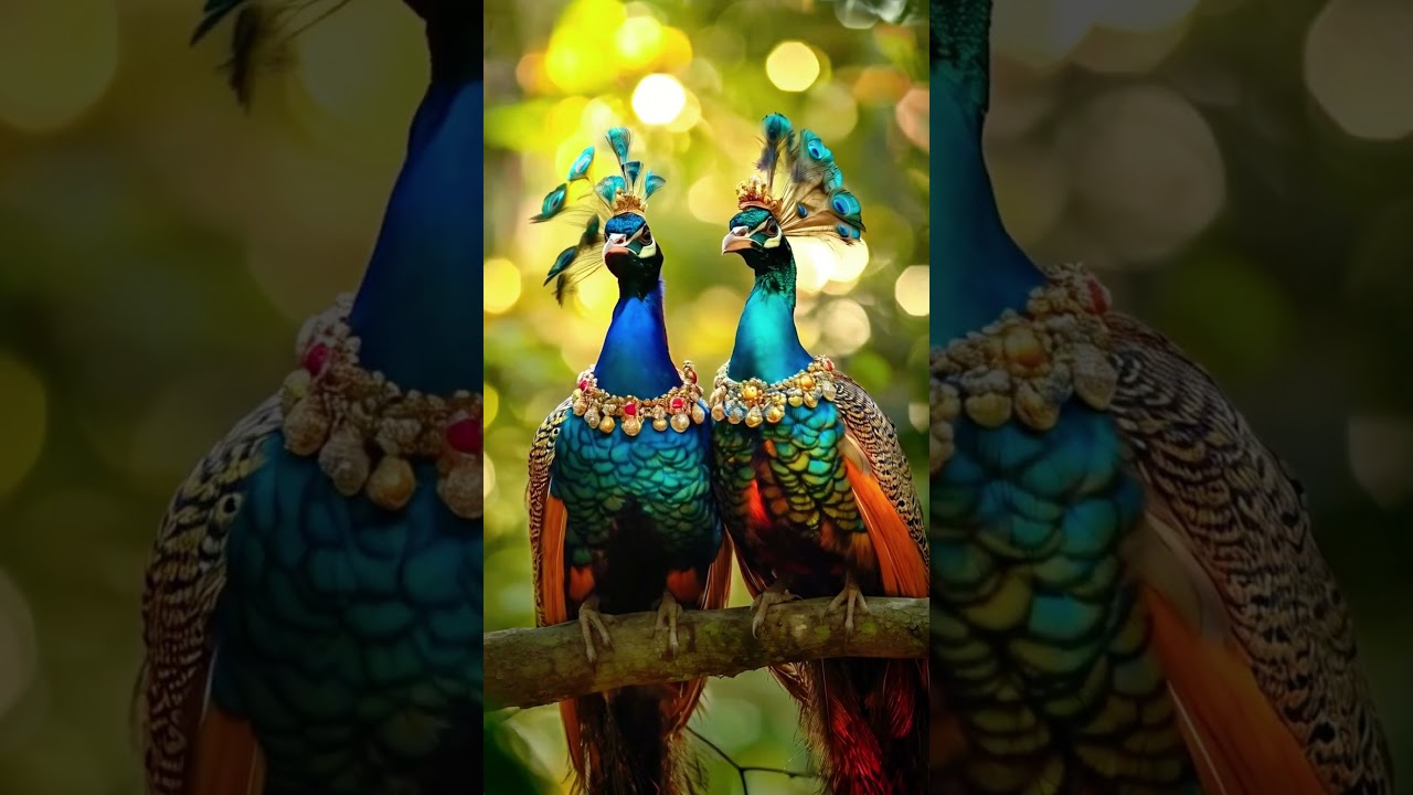 Are Peacocks the Kings of Beauty? See This Royal Display! 🦚💎 