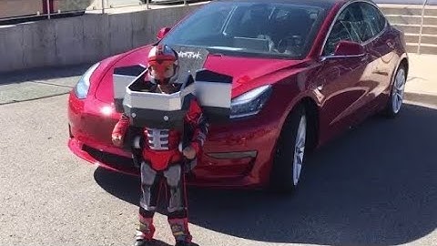 Transforming Cybertruck Costume