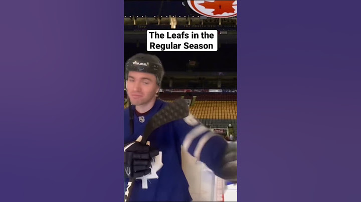 Leafs Regular Season vs Playoffs
