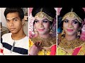 Male to Female Transformation makeup 2020 | Bridal Makeup | Boy to Girl Transformation |