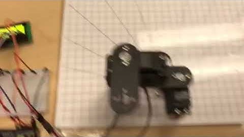 Kinematic Diagram with 2 servo motors