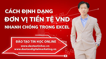 Cách Định Dạng Đơn Vị Tiền Tệ VND Nhanh Chóng Trong Excel - Daotaotinhoc.vn