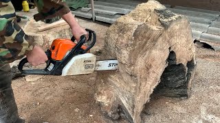 The Master Carpenter Transforms A Strange Piece Of Wood Into A Superb Art Masterpiece / Woodworking by Woodworking Tools 4,739 views 6 months ago 12 minutes, 46 seconds