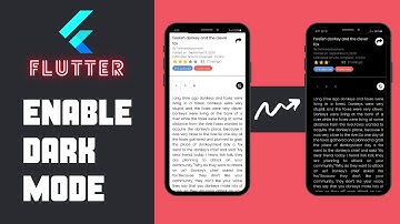 Flutter Dark Mode || Switch between Dark & Light Mode