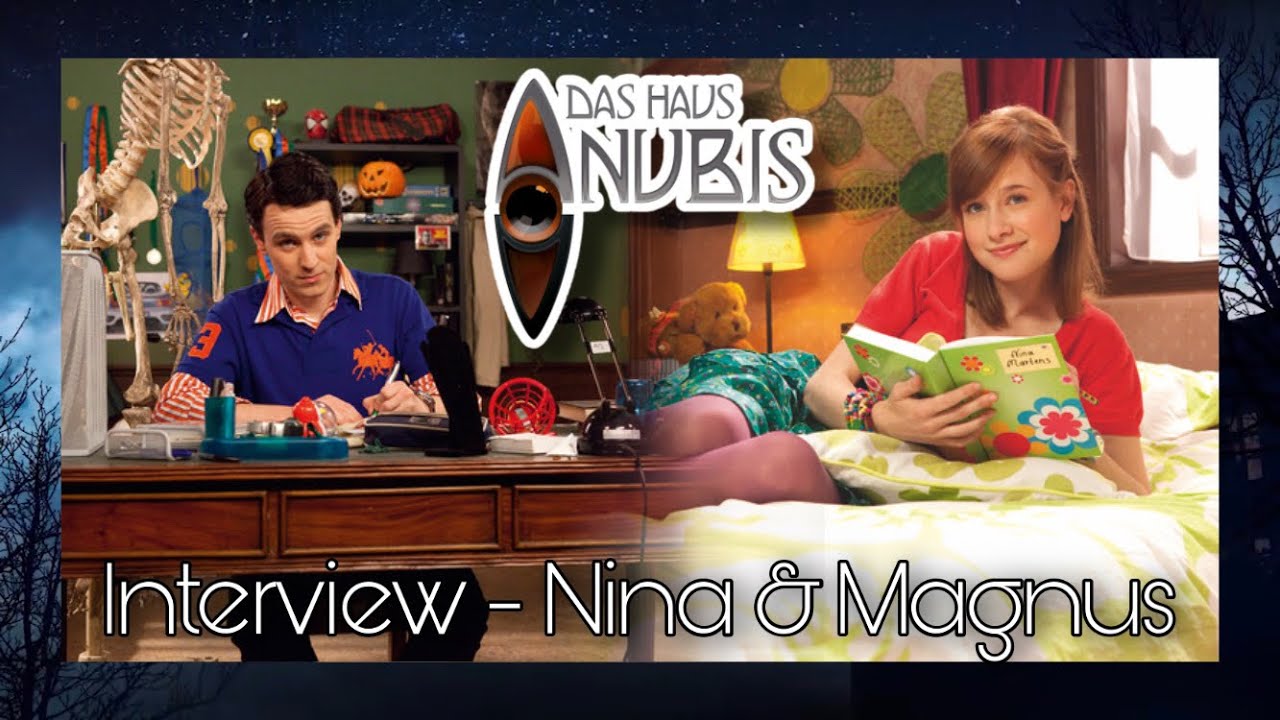 Haus Anubis Interview mit Nina und Magnus YouTube